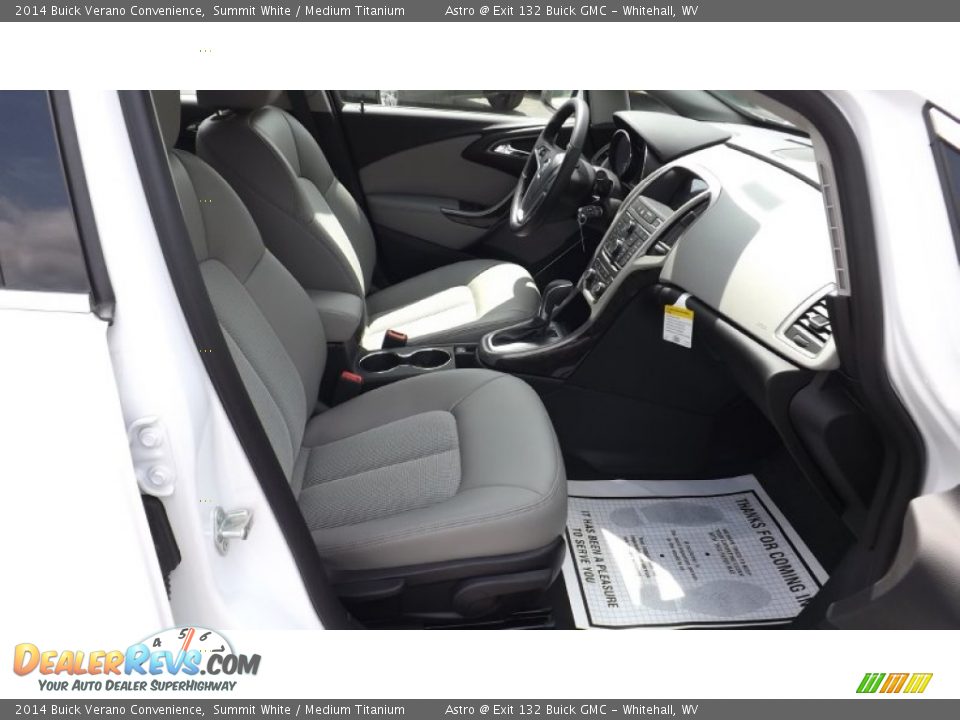 2014 Buick Verano Convenience Summit White / Medium Titanium Photo #7