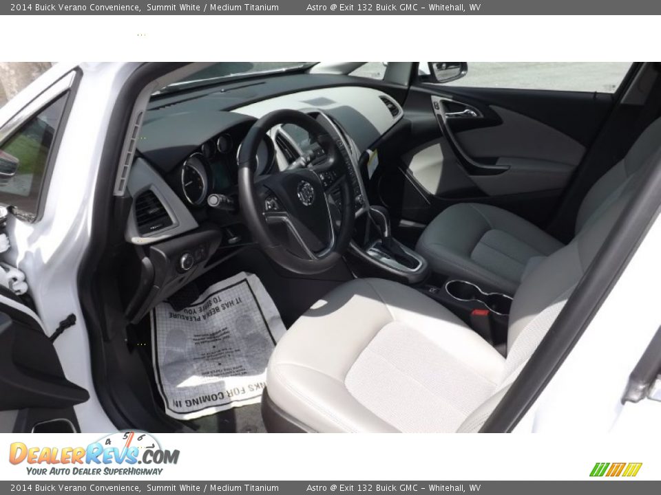 2014 Buick Verano Convenience Summit White / Medium Titanium Photo #11