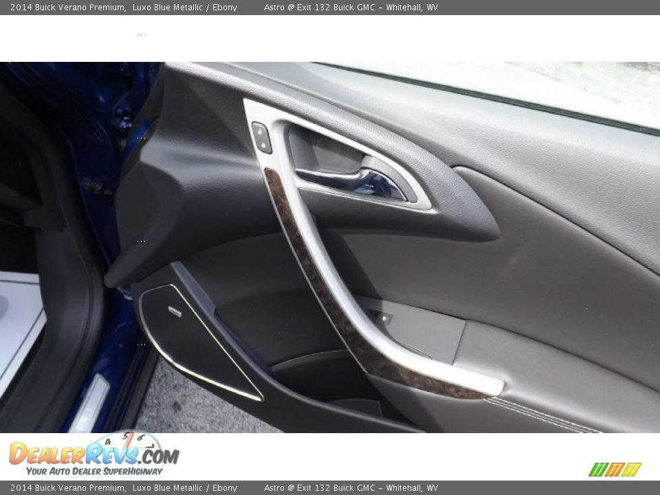 2014 Buick Verano Premium Luxo Blue Metallic / Ebony Photo #8