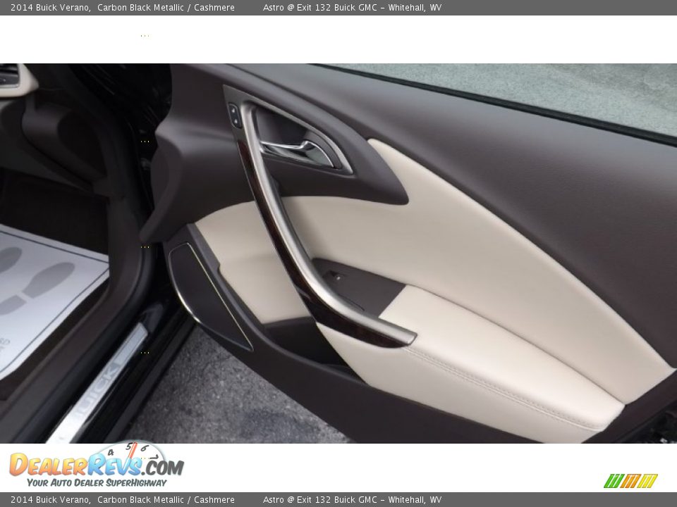 2014 Buick Verano Carbon Black Metallic / Cashmere Photo #7