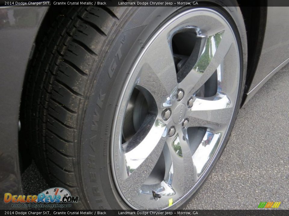 2014 Dodge Charger SXT Granite Crystal Metallic / Black Photo #5