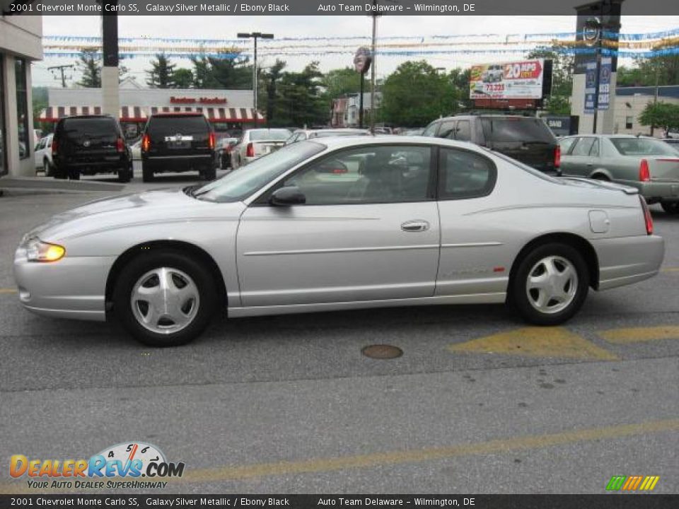 2001 Chevrolet Monte Carlo SS Galaxy Silver Metallic / Ebony Black Photo #3