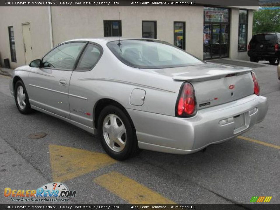 2001 Chevrolet Monte Carlo SS Galaxy Silver Metallic / Ebony Black Photo #4