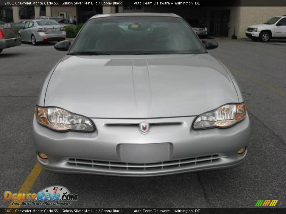 2001 Chevrolet Monte Carlo SS Galaxy Silver Metallic / Ebony Black Photo #9