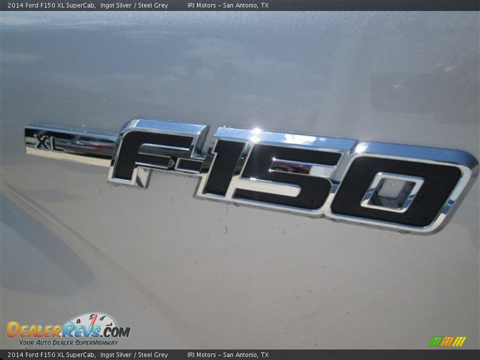 2014 Ford F150 XL SuperCab Ingot Silver / Steel Grey Photo #10