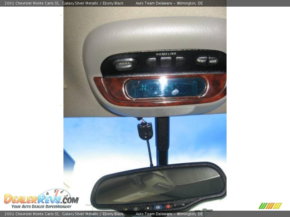2001 Chevrolet Monte Carlo SS Galaxy Silver Metallic / Ebony Black Photo #26