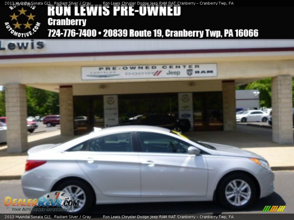 2013 Hyundai Sonata GLS Radiant Silver / Gray Photo #1