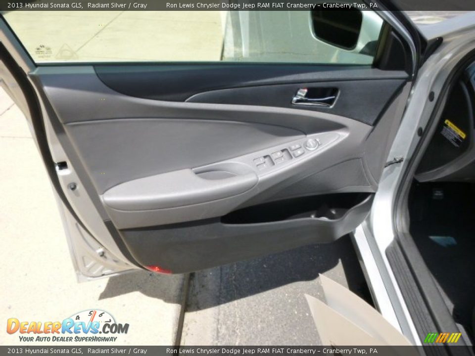 2013 Hyundai Sonata GLS Radiant Silver / Gray Photo #11