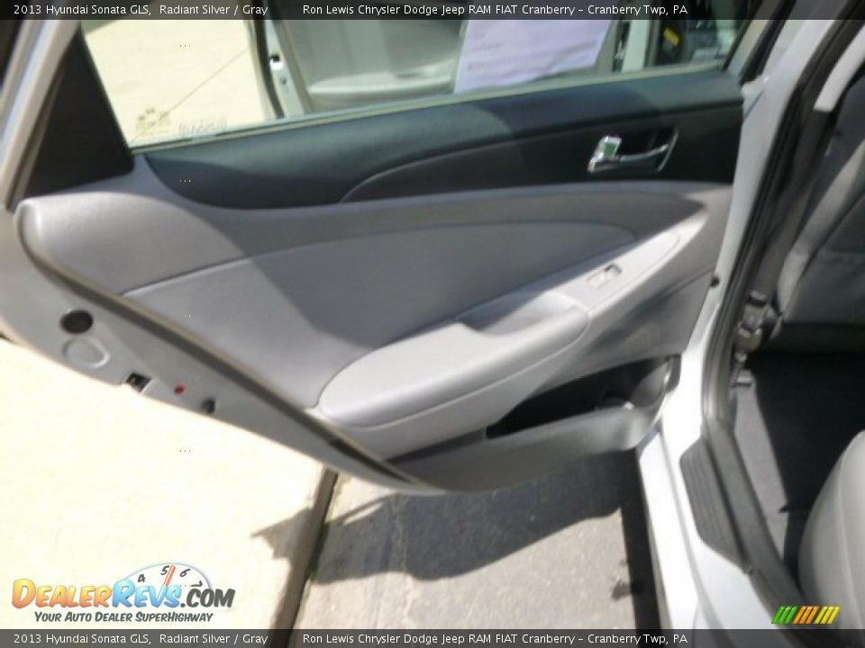 2013 Hyundai Sonata GLS Radiant Silver / Gray Photo #13