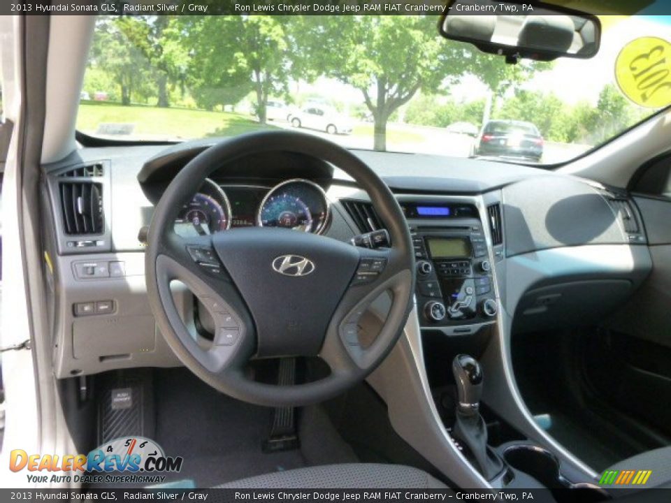 2013 Hyundai Sonata GLS Radiant Silver / Gray Photo #14