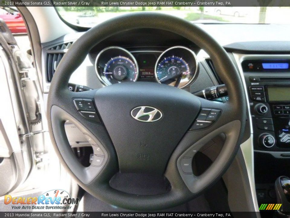 2013 Hyundai Sonata GLS Radiant Silver / Gray Photo #18