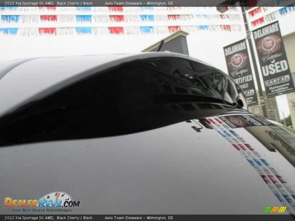 2012 Kia Sportage SX AWD Black Cherry / Black Photo #32