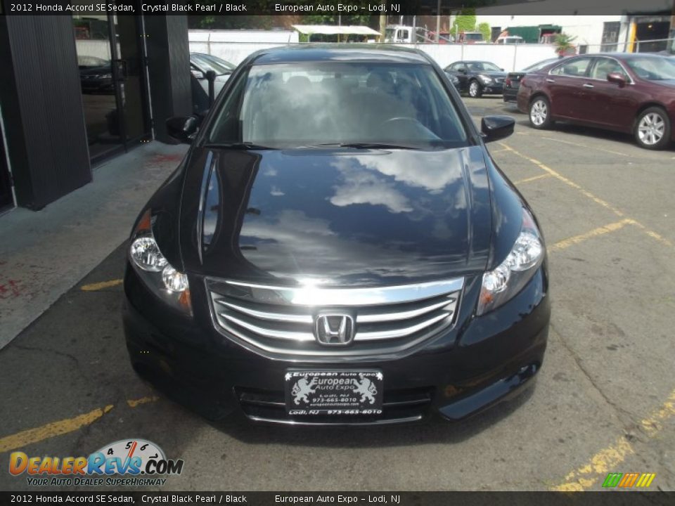 2012 Honda Accord SE Sedan Crystal Black Pearl / Black Photo #6