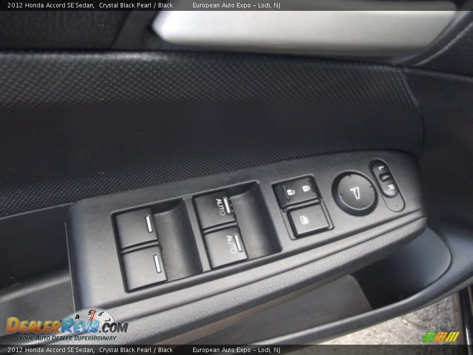 2012 Honda Accord SE Sedan Crystal Black Pearl / Black Photo #16
