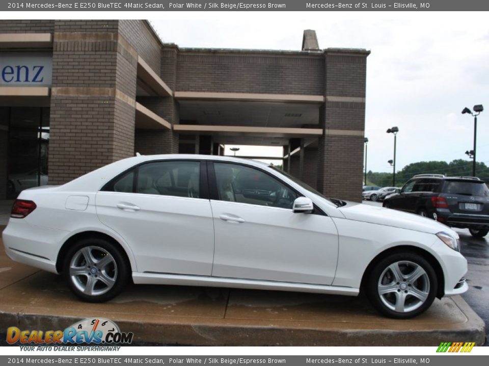 Polar White 2014 Mercedes-Benz E E250 BlueTEC 4Matic Sedan Photo #3