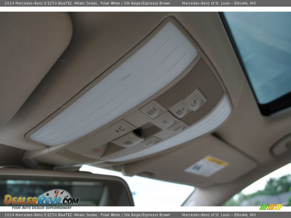 2014 Mercedes-Benz E E250 BlueTEC 4Matic Sedan Polar White / Silk Beige/Espresso Brown Photo #17