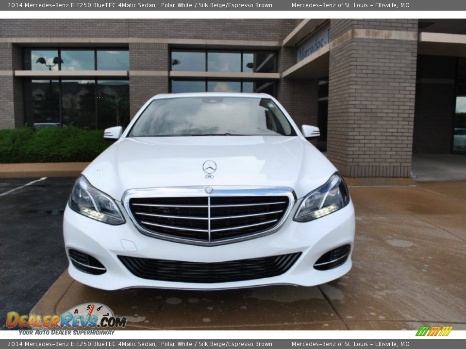 2014 Mercedes-Benz E E250 BlueTEC 4Matic Sedan Polar White / Silk Beige/Espresso Brown Photo #23