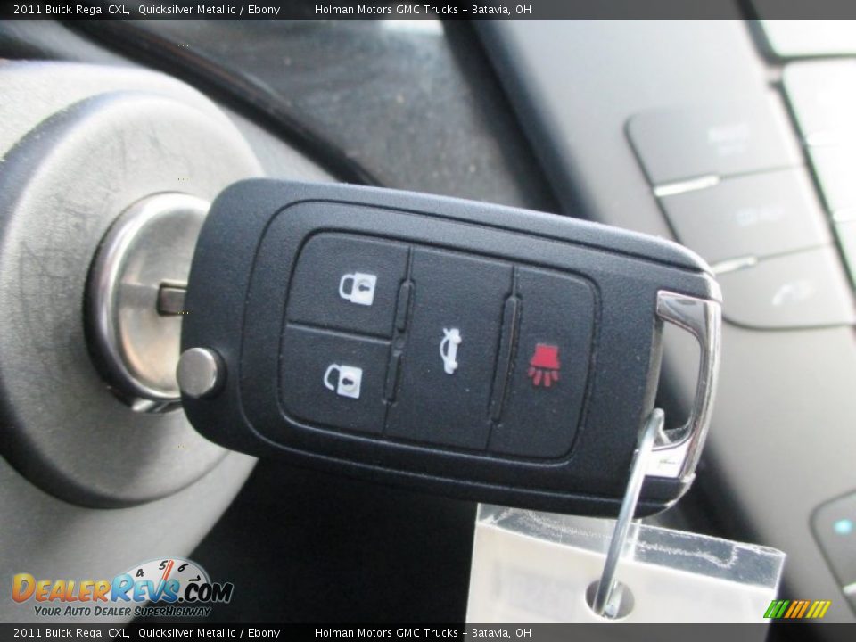 2011 Buick Regal CXL Quicksilver Metallic / Ebony Photo #9