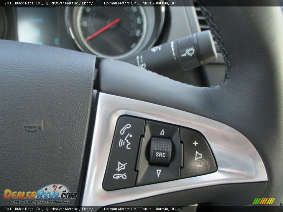 2011 Buick Regal CXL Quicksilver Metallic / Ebony Photo #10