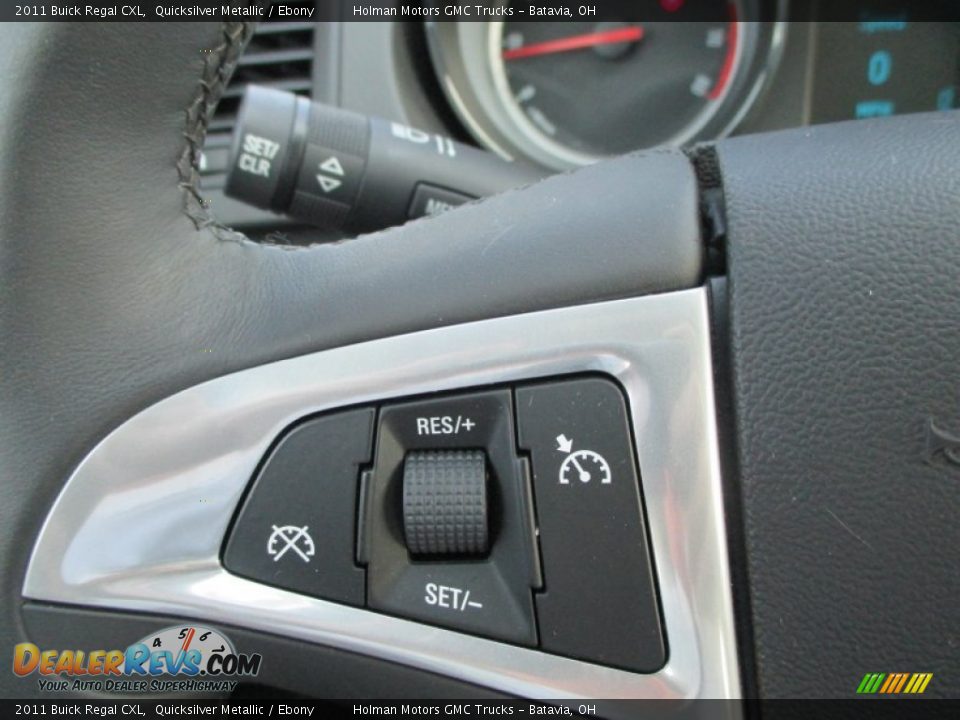 2011 Buick Regal CXL Quicksilver Metallic / Ebony Photo #11