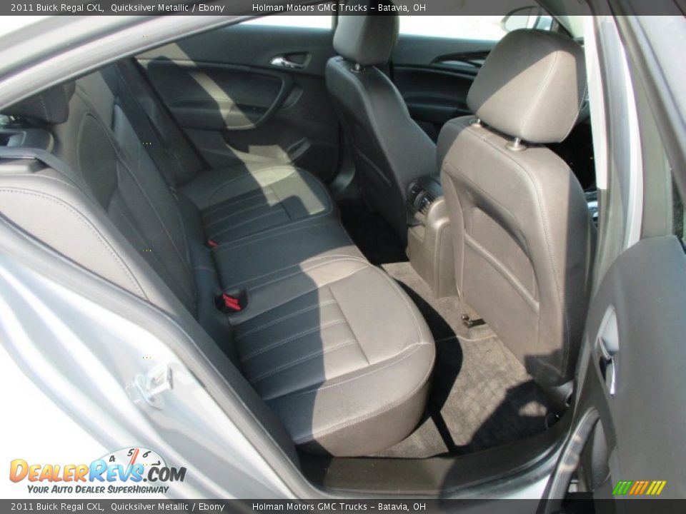 2011 Buick Regal CXL Quicksilver Metallic / Ebony Photo #23