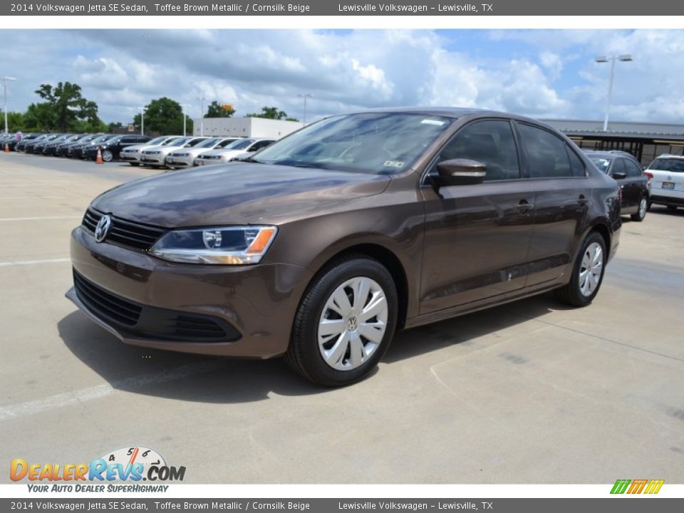 2014 Volkswagen Jetta SE Sedan Toffee Brown Metallic / Cornsilk Beige Photo #1