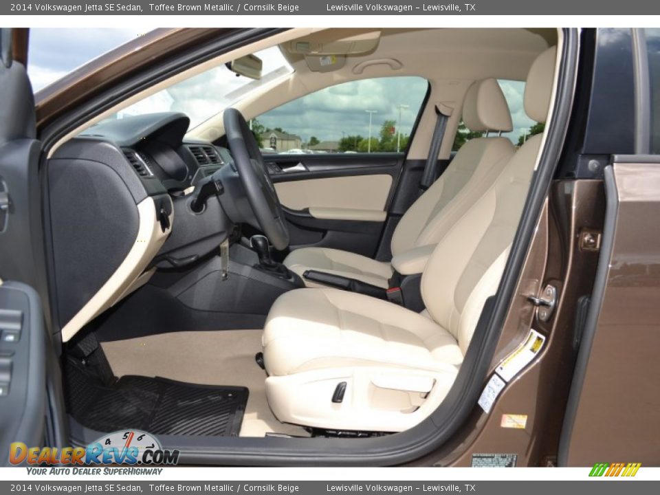 2014 Volkswagen Jetta SE Sedan Toffee Brown Metallic / Cornsilk Beige Photo #3