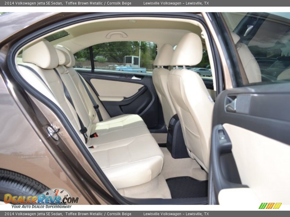 2014 Volkswagen Jetta SE Sedan Toffee Brown Metallic / Cornsilk Beige Photo #4