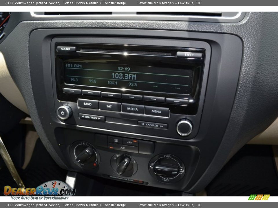 2014 Volkswagen Jetta SE Sedan Toffee Brown Metallic / Cornsilk Beige Photo #7