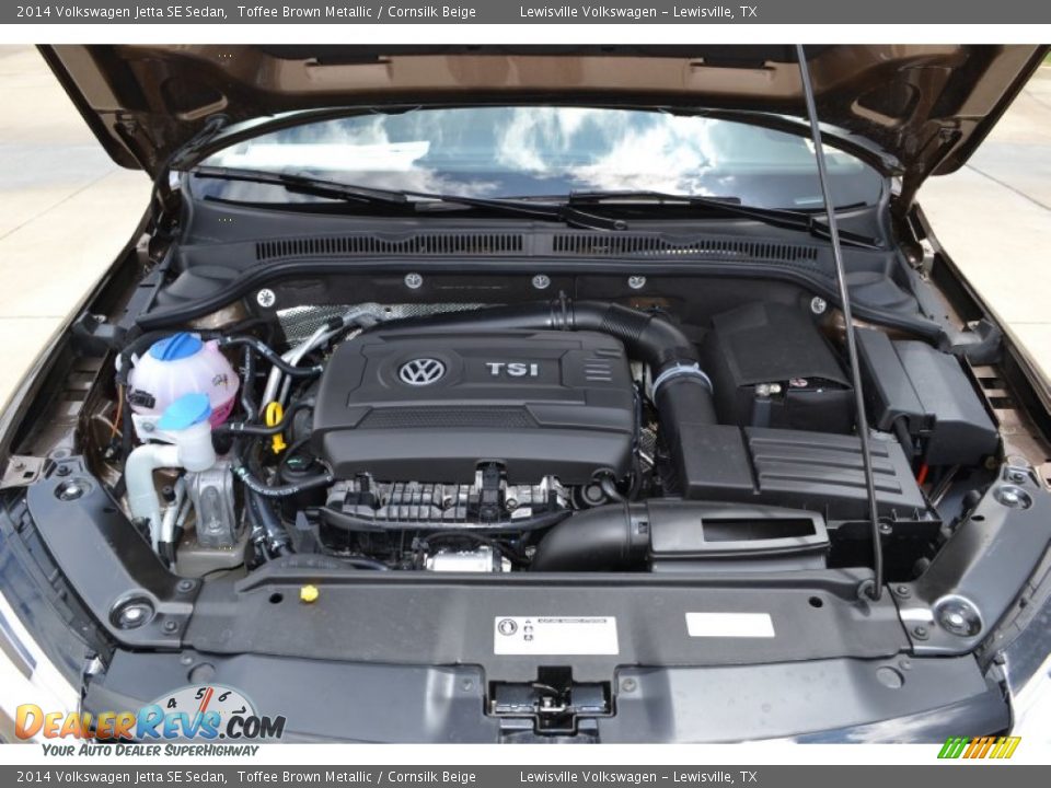 2014 Volkswagen Jetta SE Sedan Toffee Brown Metallic / Cornsilk Beige Photo #8