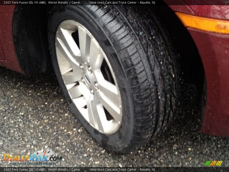 2007 Ford Fusion SEL V6 AWD Merlot Metallic / Camel Photo #2