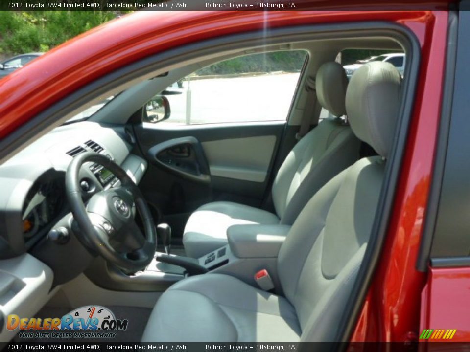 2012 Toyota RAV4 Limited 4WD Barcelona Red Metallic / Ash Photo #4