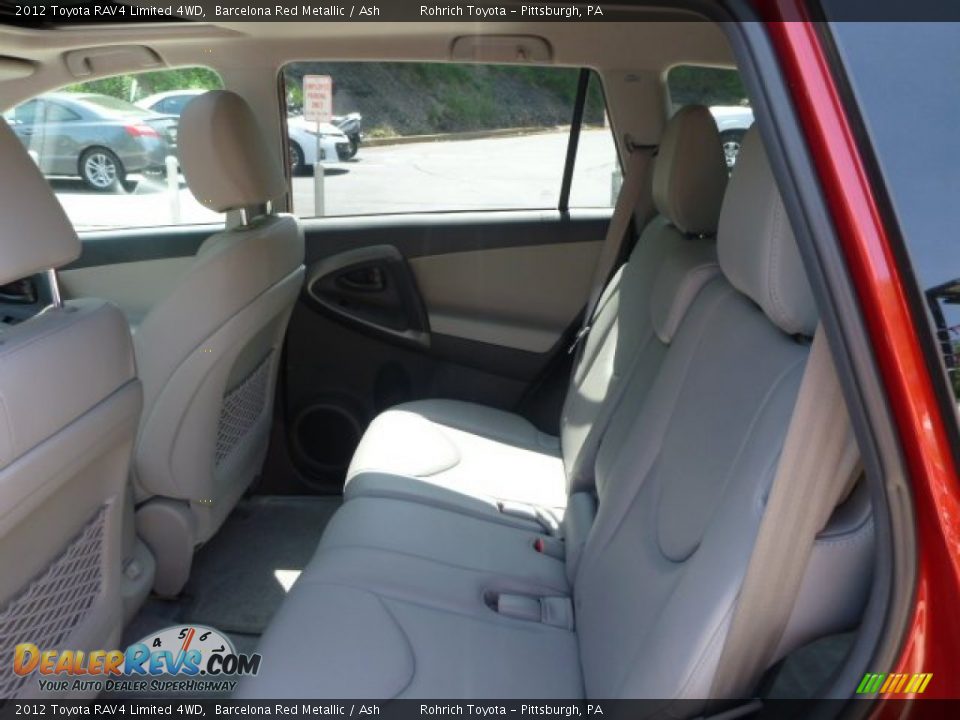2012 Toyota RAV4 Limited 4WD Barcelona Red Metallic / Ash Photo #5