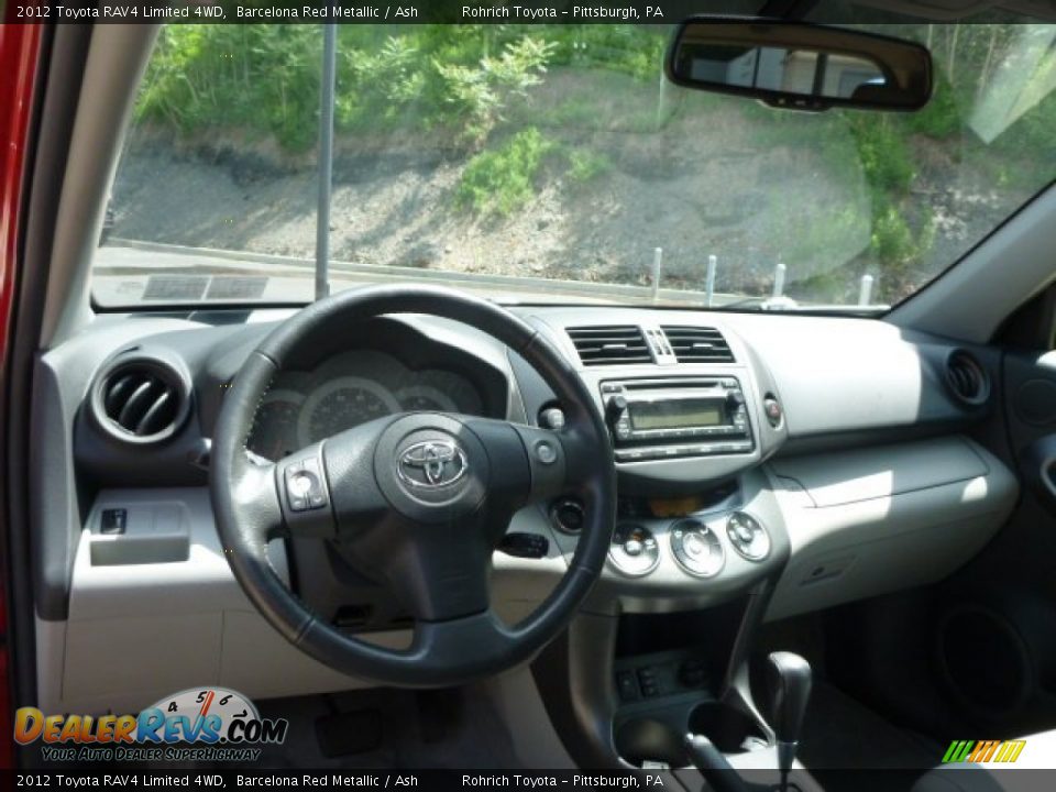 2012 Toyota RAV4 Limited 4WD Barcelona Red Metallic / Ash Photo #6