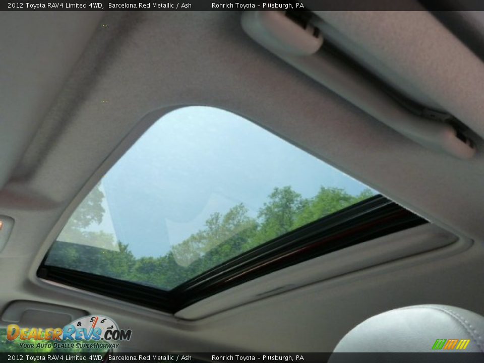 2012 Toyota RAV4 Limited 4WD Barcelona Red Metallic / Ash Photo #7