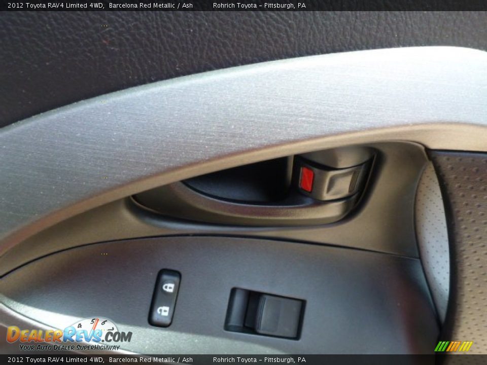 2012 Toyota RAV4 Limited 4WD Barcelona Red Metallic / Ash Photo #11