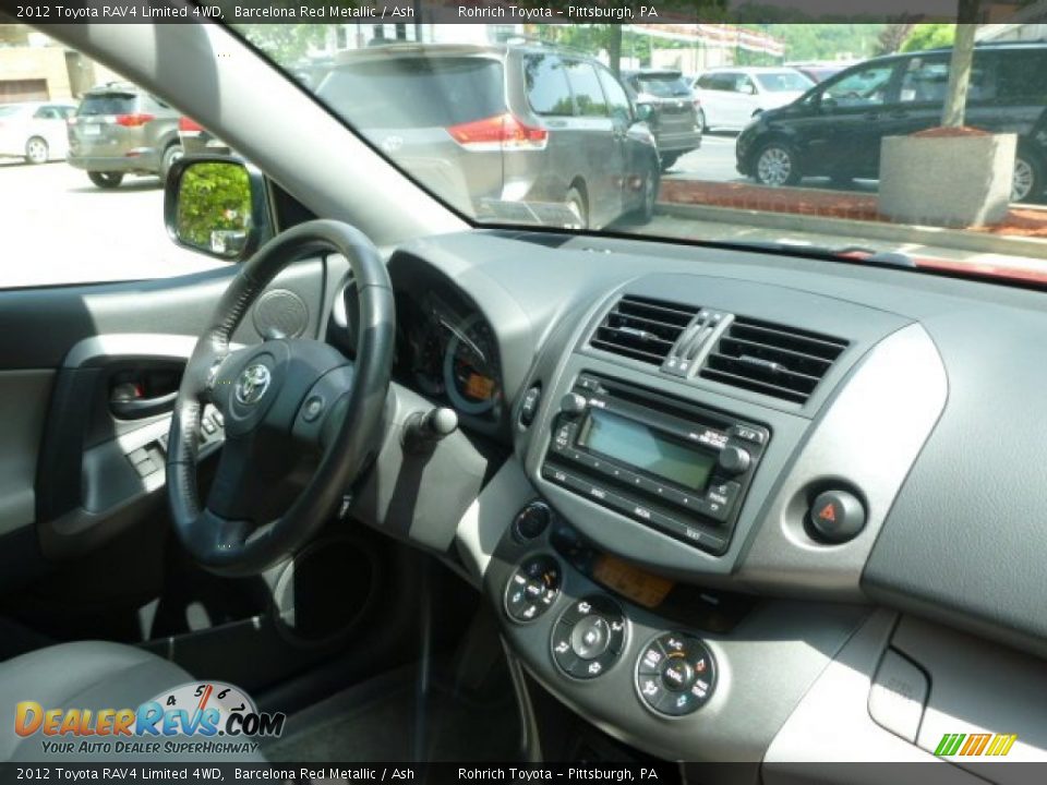 2012 Toyota RAV4 Limited 4WD Barcelona Red Metallic / Ash Photo #12