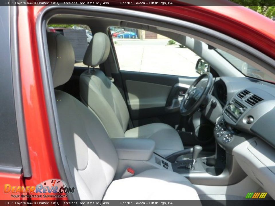 2012 Toyota RAV4 Limited 4WD Barcelona Red Metallic / Ash Photo #13