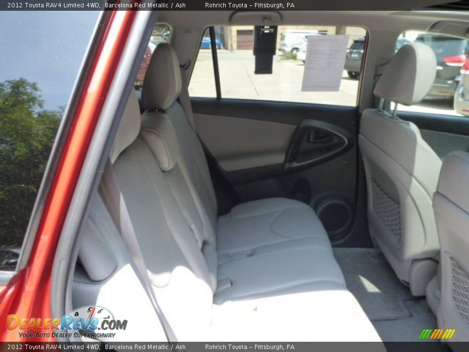 2012 Toyota RAV4 Limited 4WD Barcelona Red Metallic / Ash Photo #14