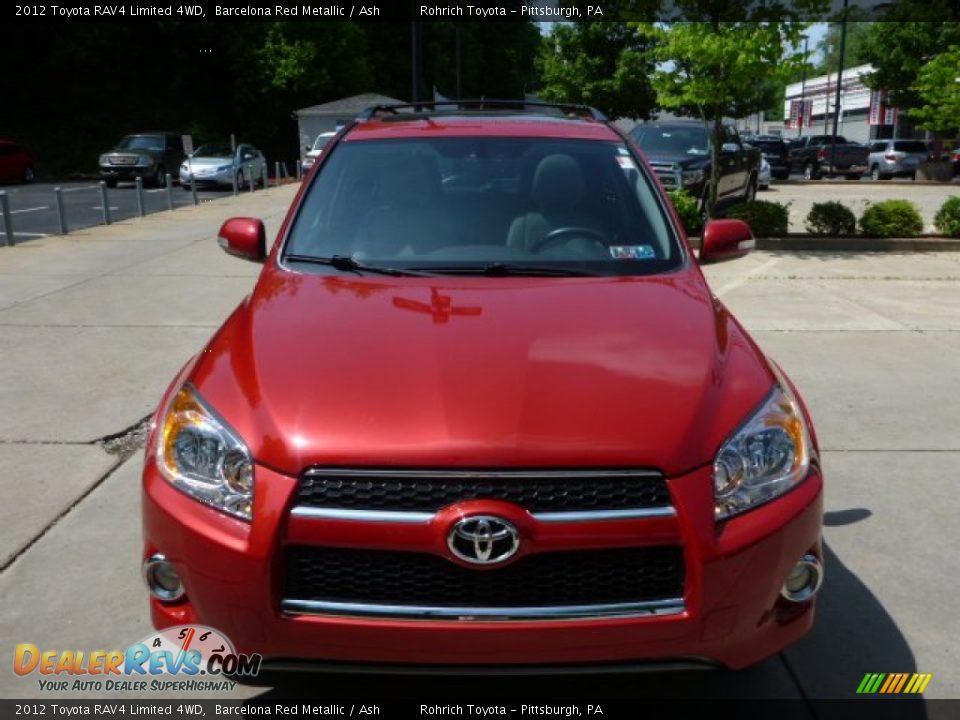 2012 Toyota RAV4 Limited 4WD Barcelona Red Metallic / Ash Photo #18