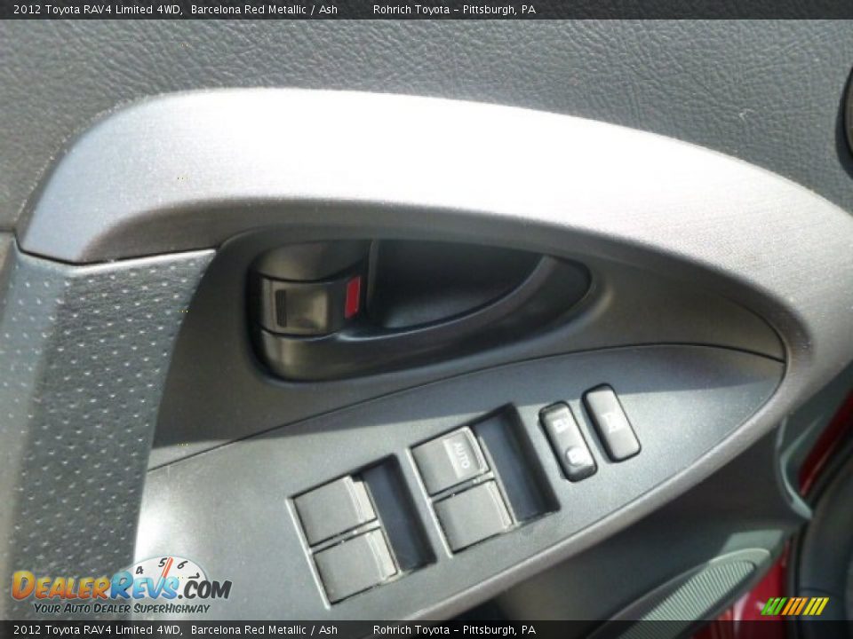 2012 Toyota RAV4 Limited 4WD Barcelona Red Metallic / Ash Photo #19