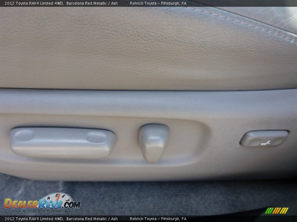 2012 Toyota RAV4 Limited 4WD Barcelona Red Metallic / Ash Photo #20