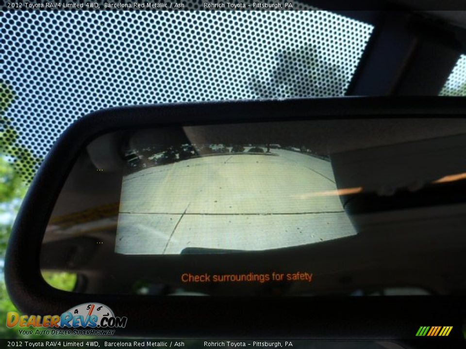 2012 Toyota RAV4 Limited 4WD Barcelona Red Metallic / Ash Photo #22