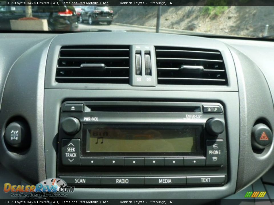 2012 Toyota RAV4 Limited 4WD Barcelona Red Metallic / Ash Photo #23