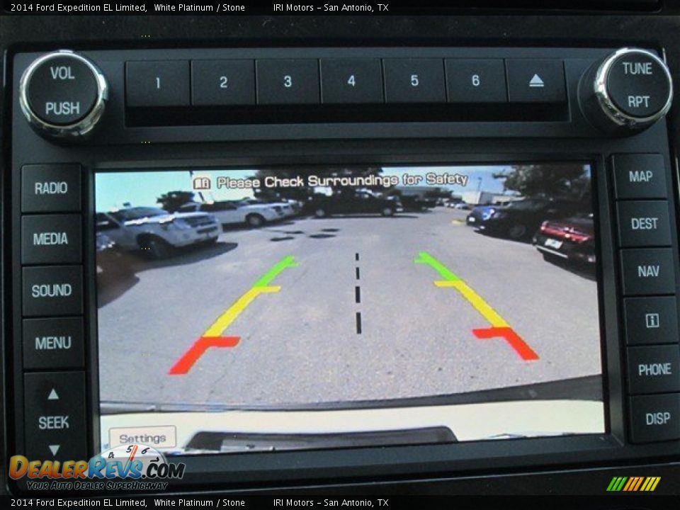 2014 Ford Expedition EL Limited White Platinum / Stone Photo #15