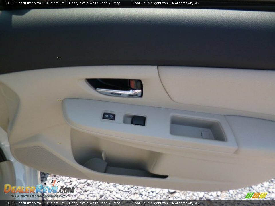 2014 Subaru Impreza 2.0i Premium 5 Door Satin White Pearl / Ivory Photo #11
