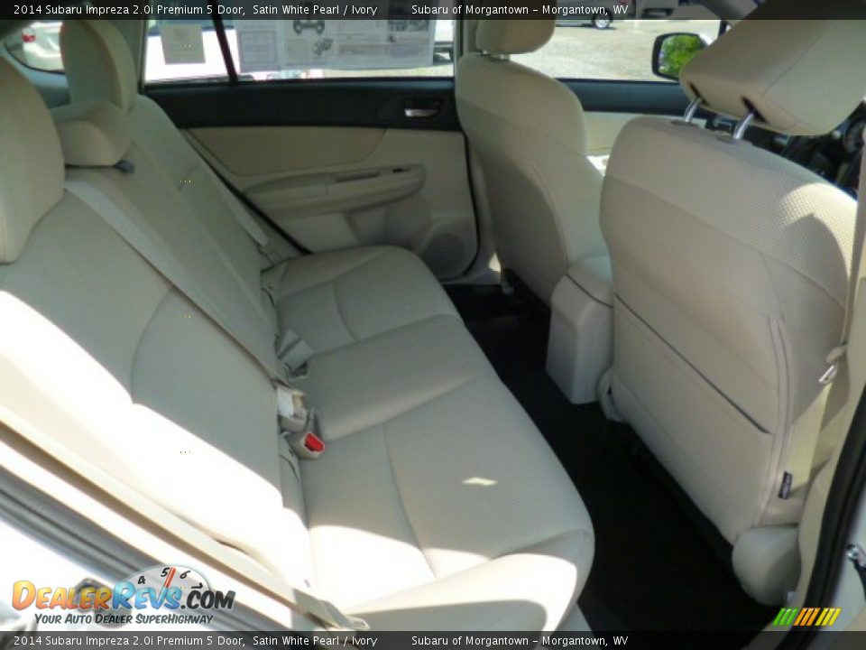 2014 Subaru Impreza 2.0i Premium 5 Door Satin White Pearl / Ivory Photo #12