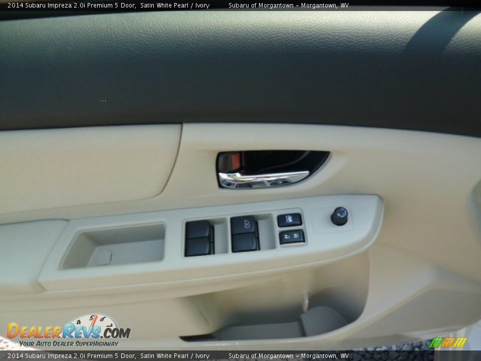 2014 Subaru Impreza 2.0i Premium 5 Door Satin White Pearl / Ivory Photo #18
