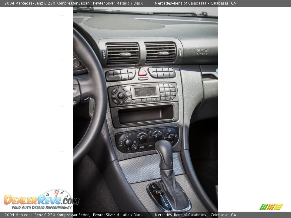 2004 Mercedes-Benz C 230 Kompressor Sedan Pewter Silver Metallic / Black Photo #5