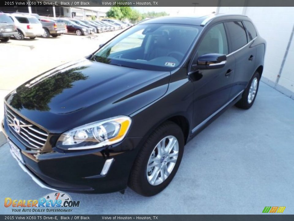 2015 Volvo XC60 T5 Drive-E Black / Off Black Photo #3